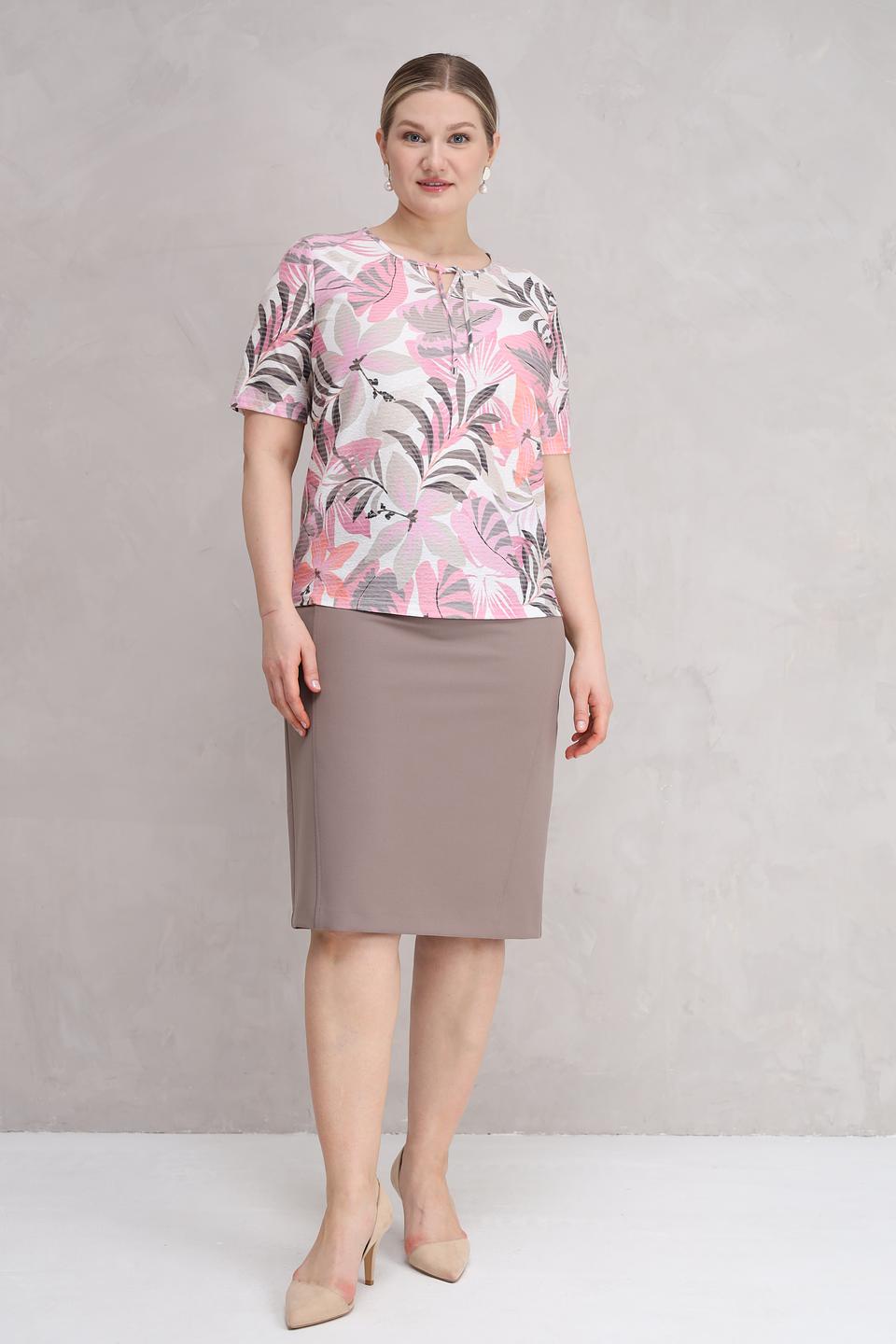 Юбка Frank Walder классическая бежевая