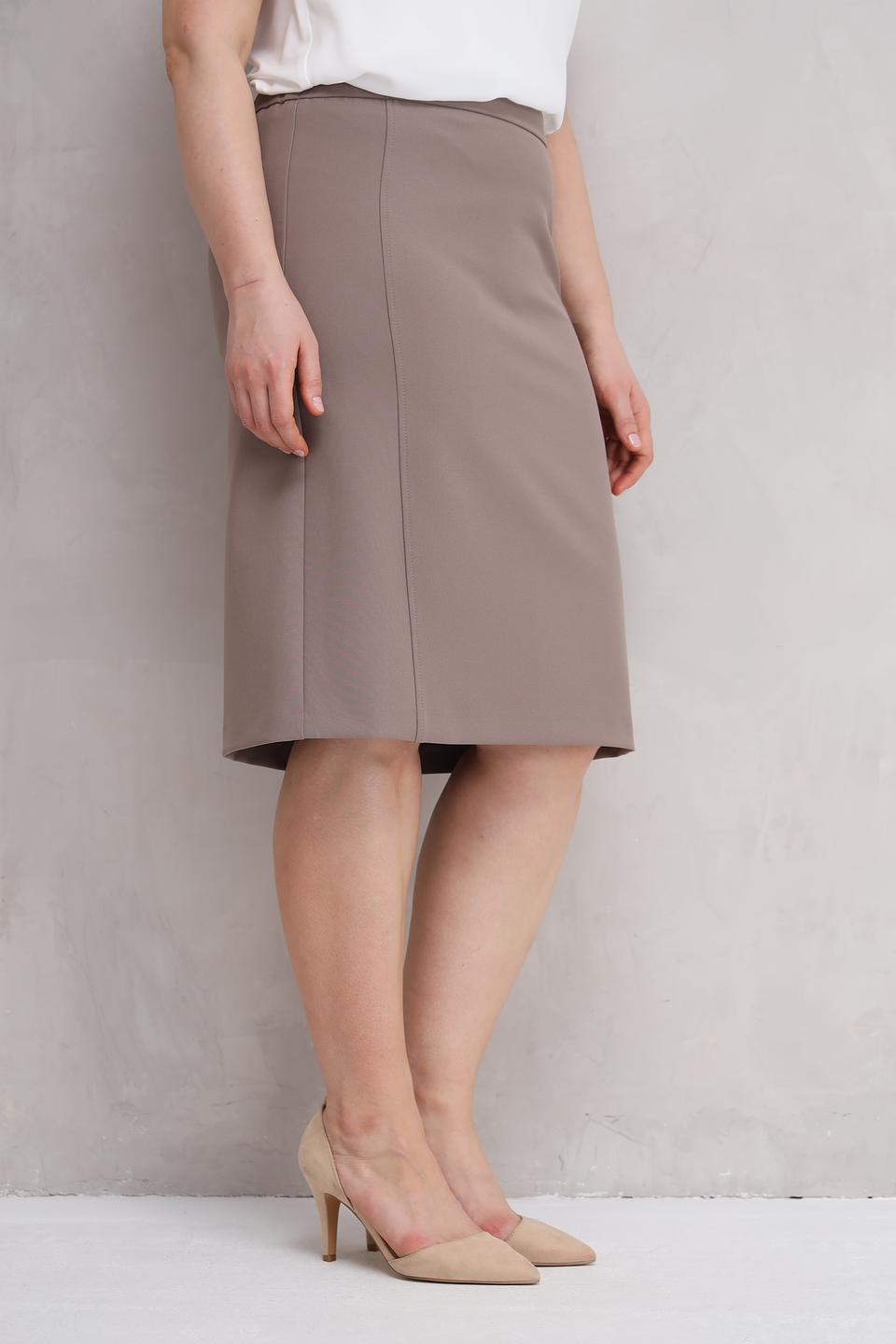 Юбка Frank Walder классическая бежевая