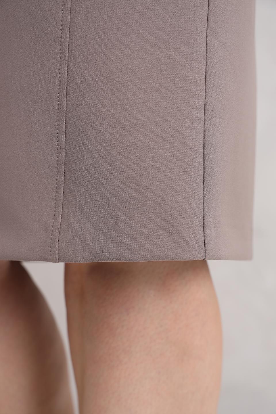 Юбка Frank Walder классическая бежевая