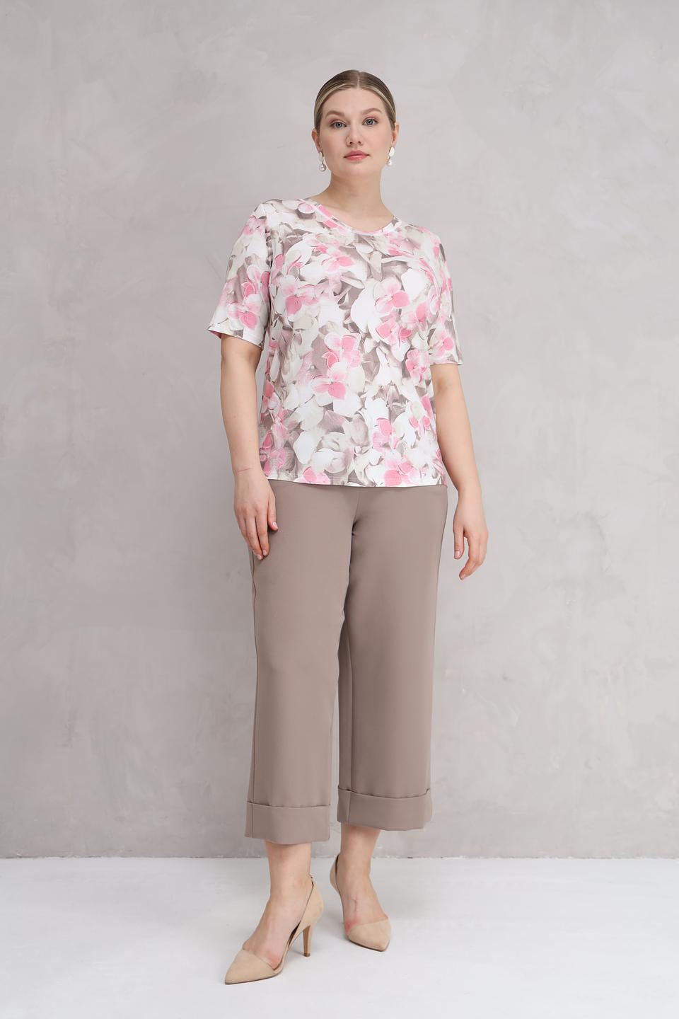 Брюки кюлоты Frank Walder бежевые