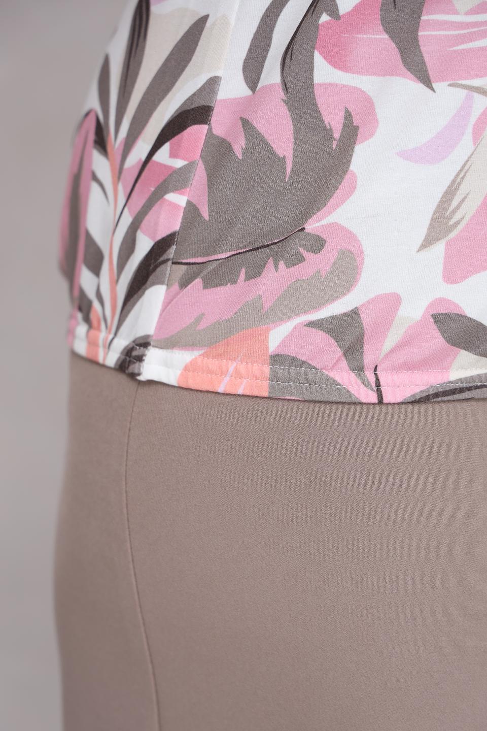 Футболка Frank Walder с тропическим принтом