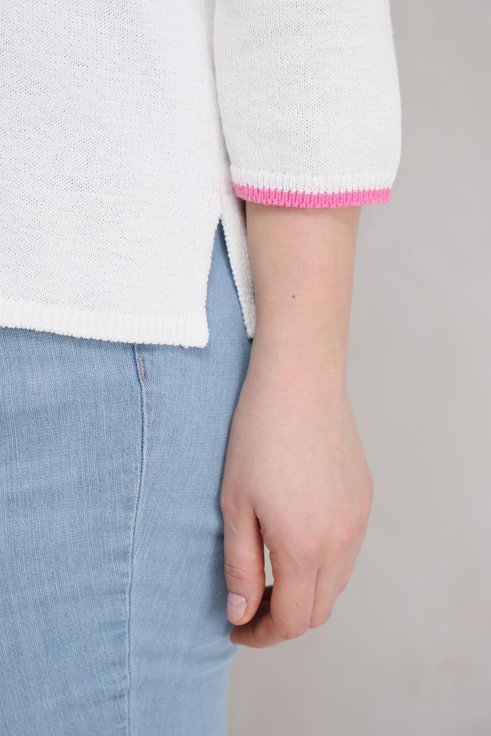 Пуловер Lecomte с надписью Flower Up