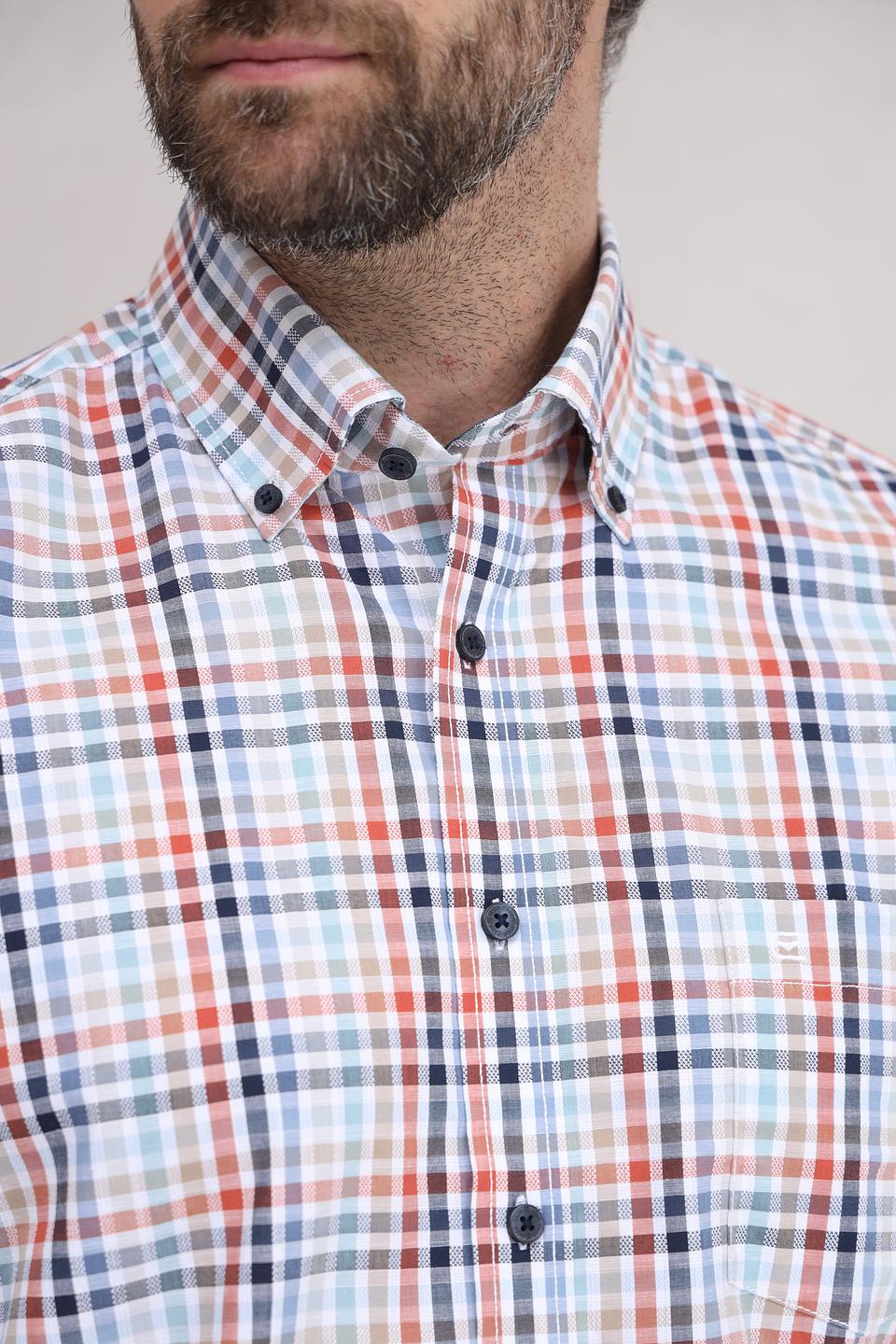 Рубашка кр Casa Moda в клетку