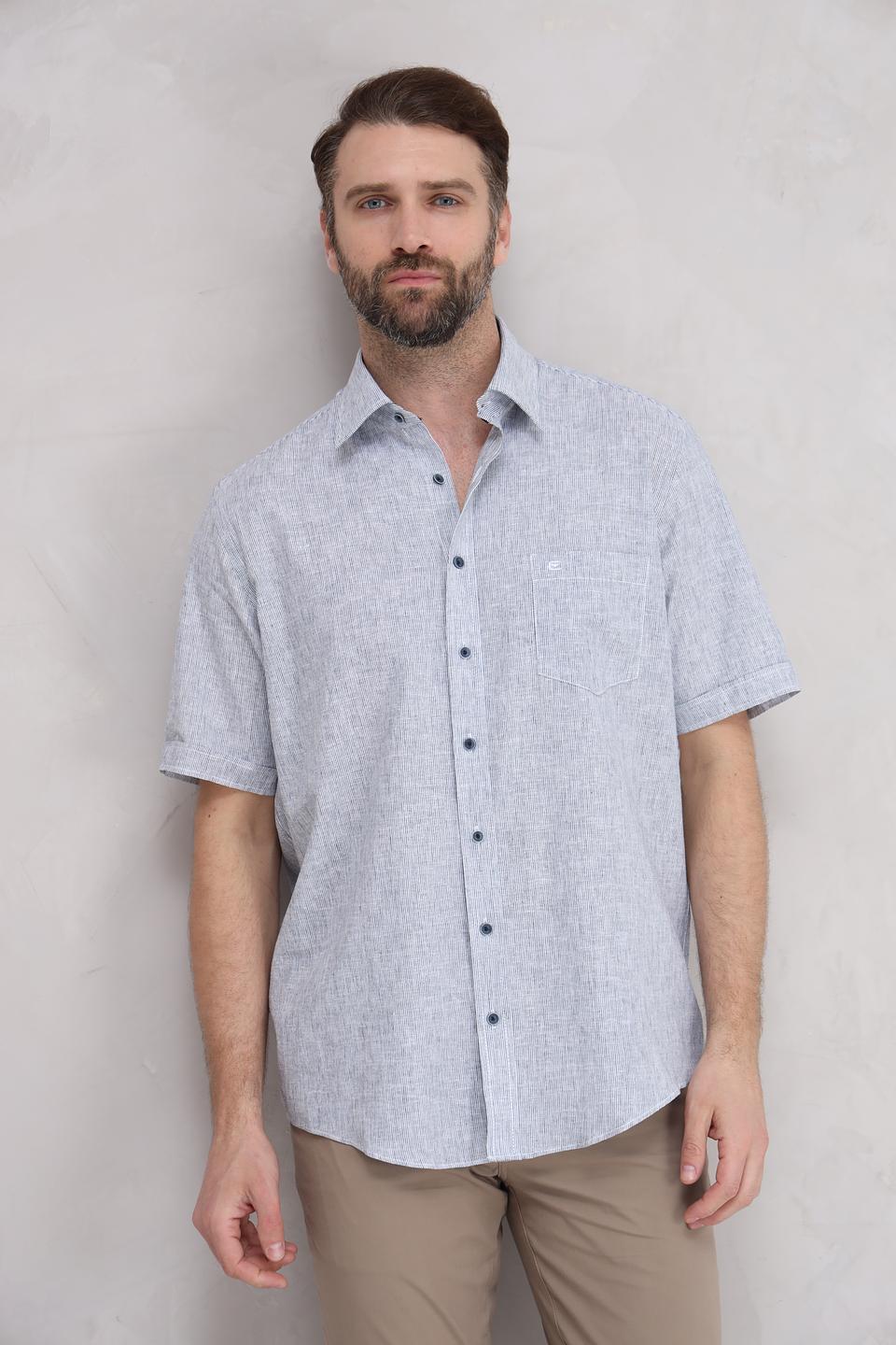 Рубашка кр Casa Moda голубая