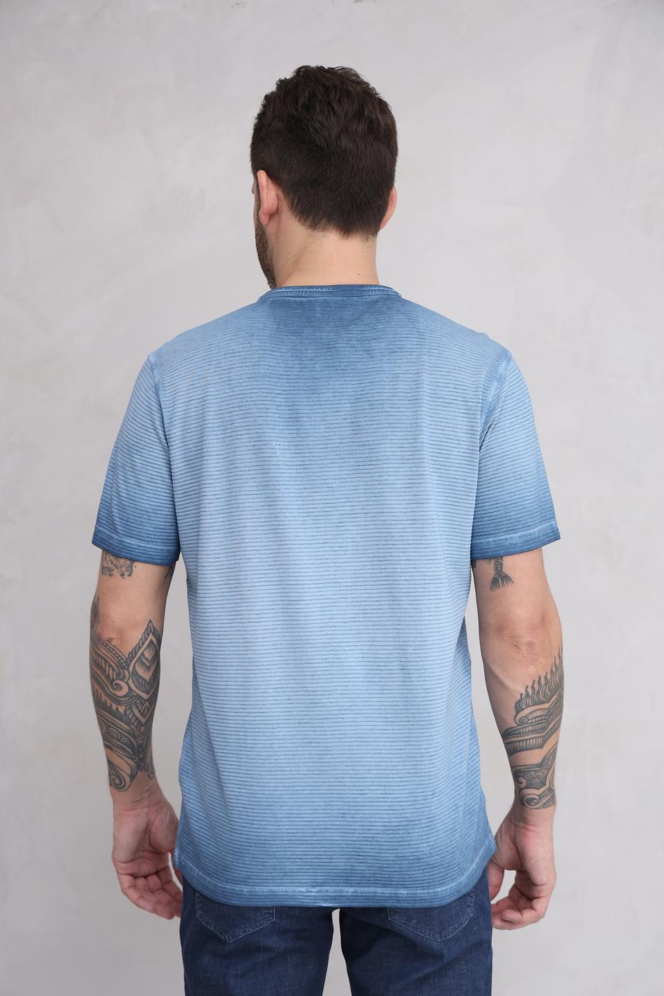 Футболка Lerros полосатая голубая