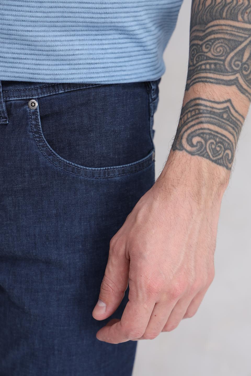 Джинсы Gardeur slim fit тёмно-синие