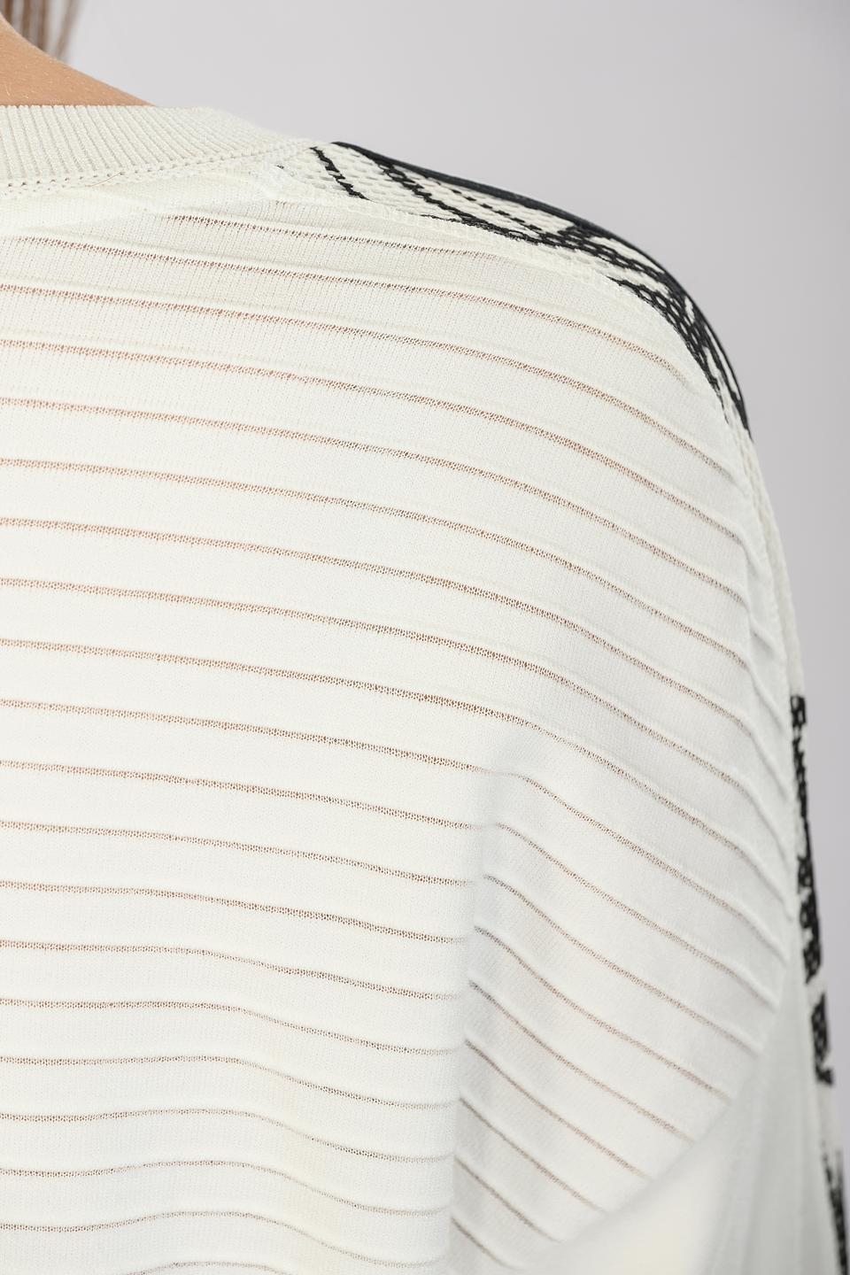 Пуловер Marc Cain с принтом