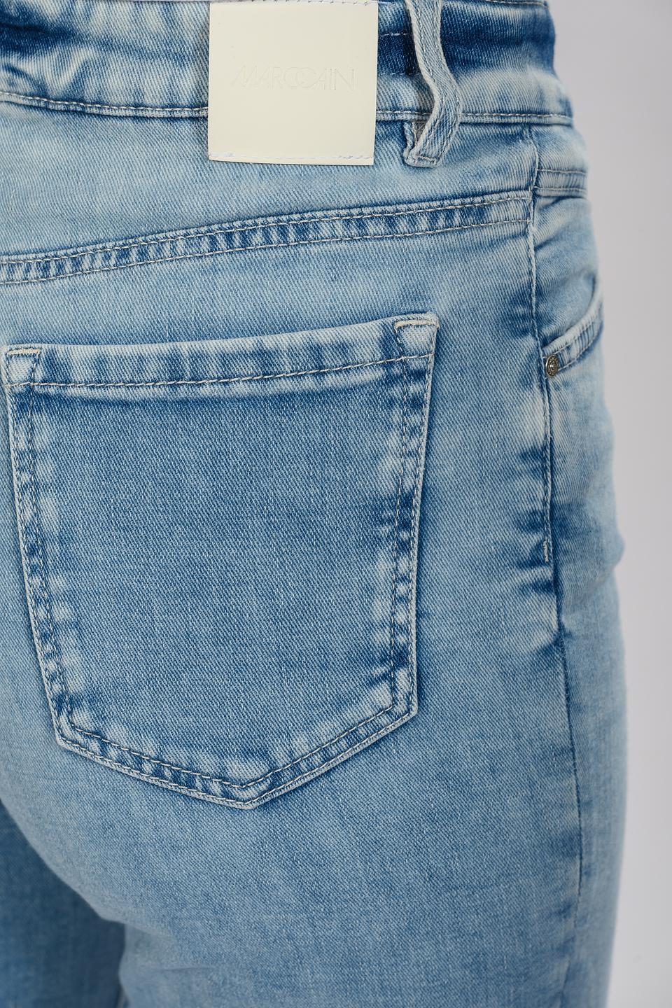 Джинсы Marc Cain с вышивкой голубые