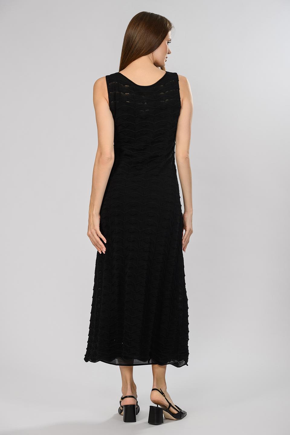 Платье D. Exterior чёрное с текстурой