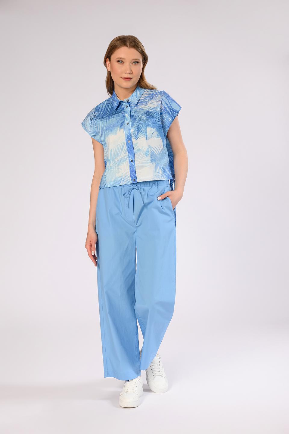 Брюки Ice Play широкие голубые