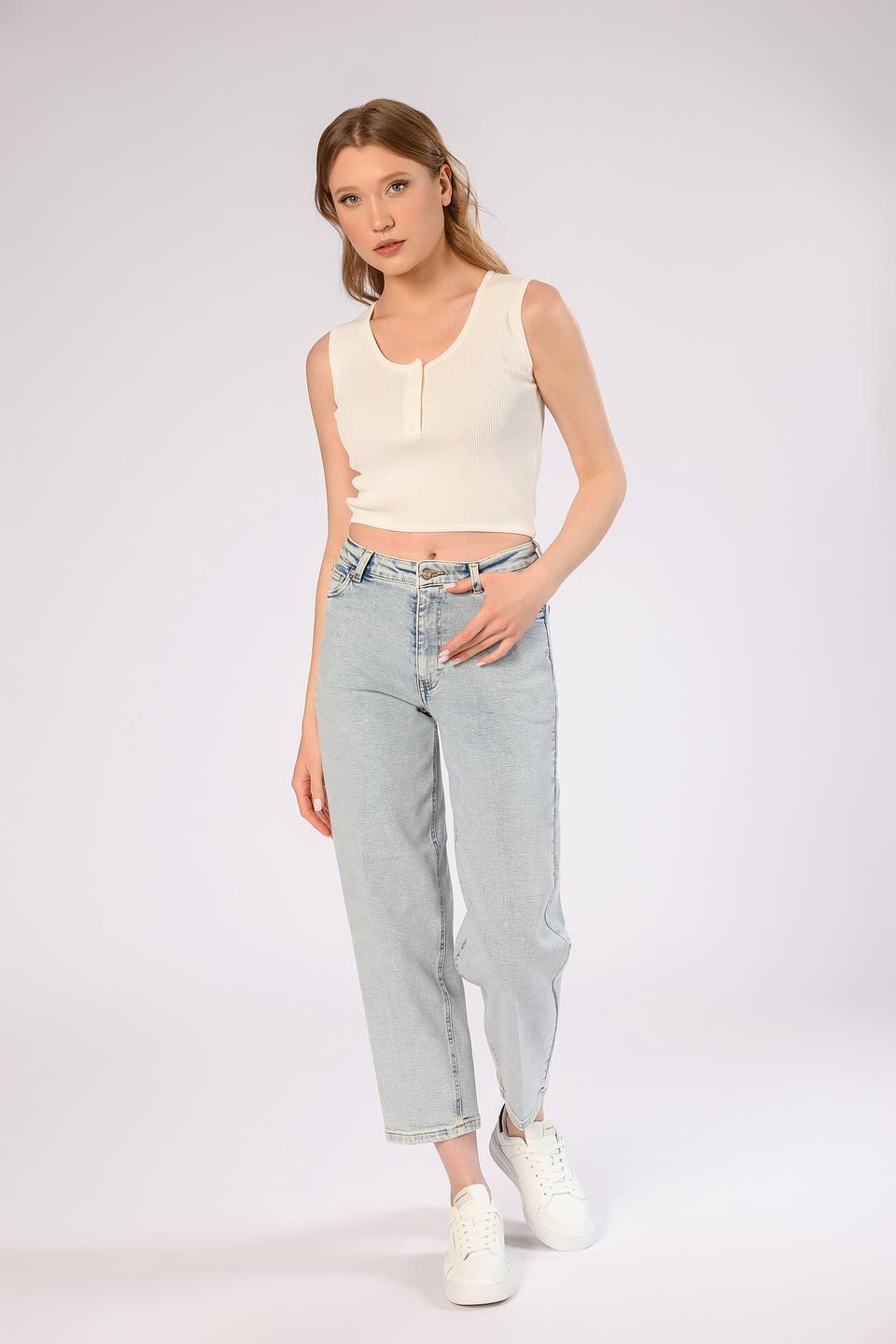 Брюки джинсовые Silvian Heach голубые