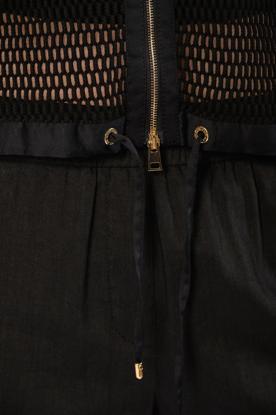 Жакет Marc Cain сетчатый чёрный