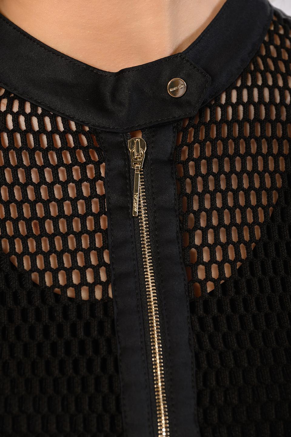 Жакет Marc Cain сетчатый чёрный