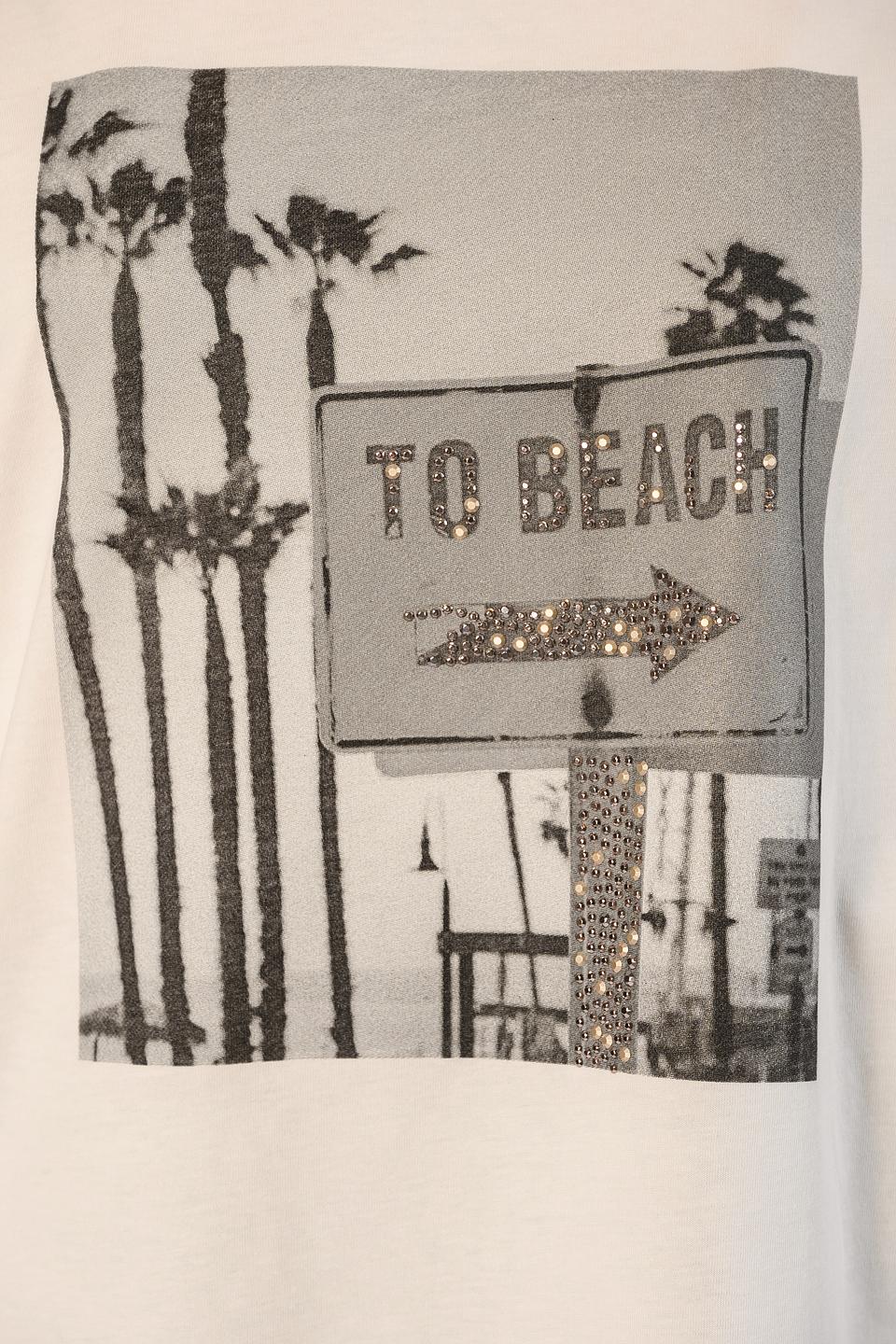 Футболка Icona с принтом "To Beach"