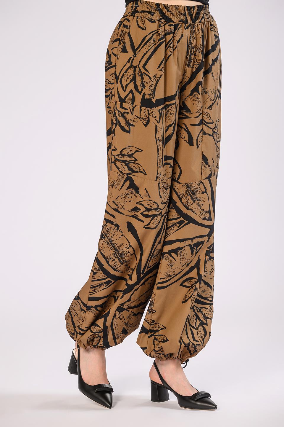 Брюки Icona с цветочным принтом