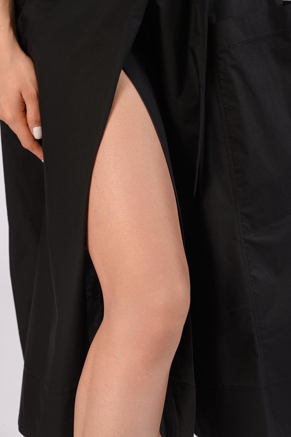 Юбка Icona женская чёрная с поясом