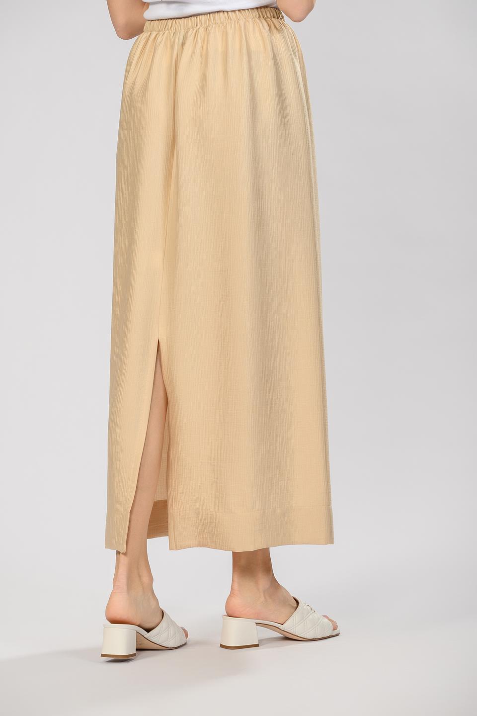 Юбка Seven Lab жен. с завязками бежевая