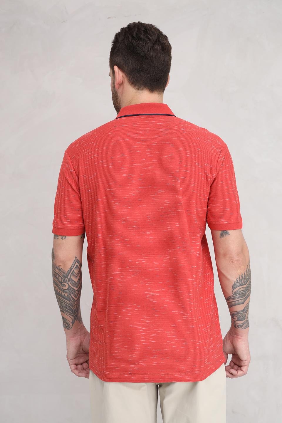 Поло Lerros терракотовый с логотипом