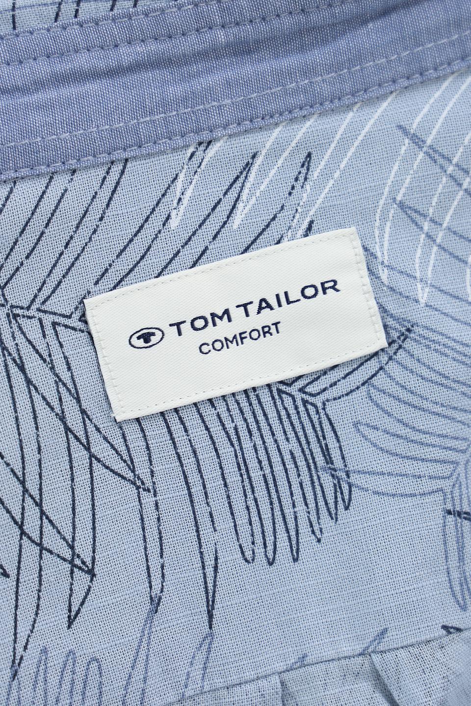 Рубашка кр Tom Tailor с принтом