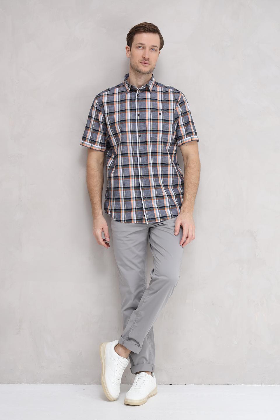 Рубашка кр Tom Tailor в клетку