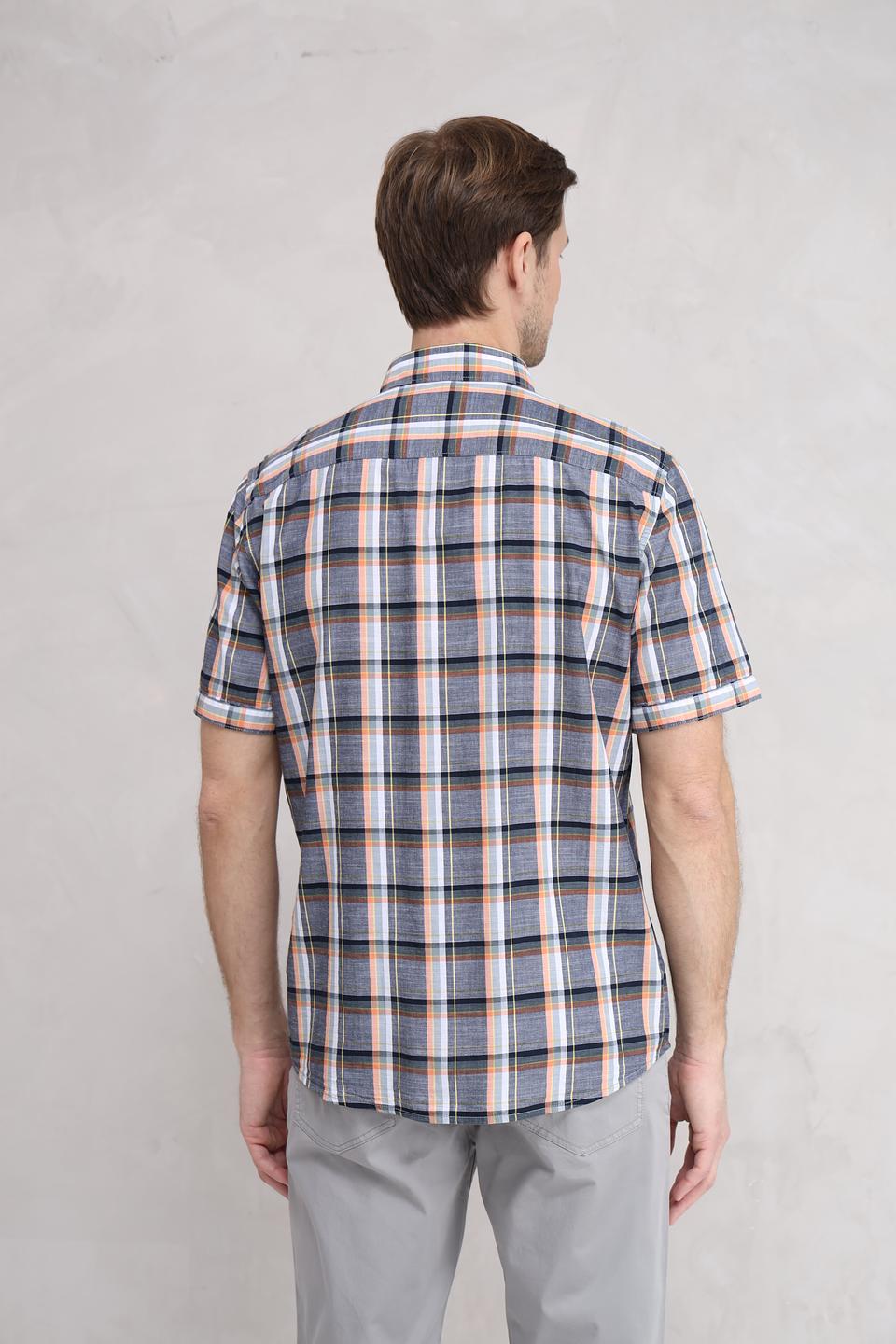 Рубашка кр Tom Tailor в клетку