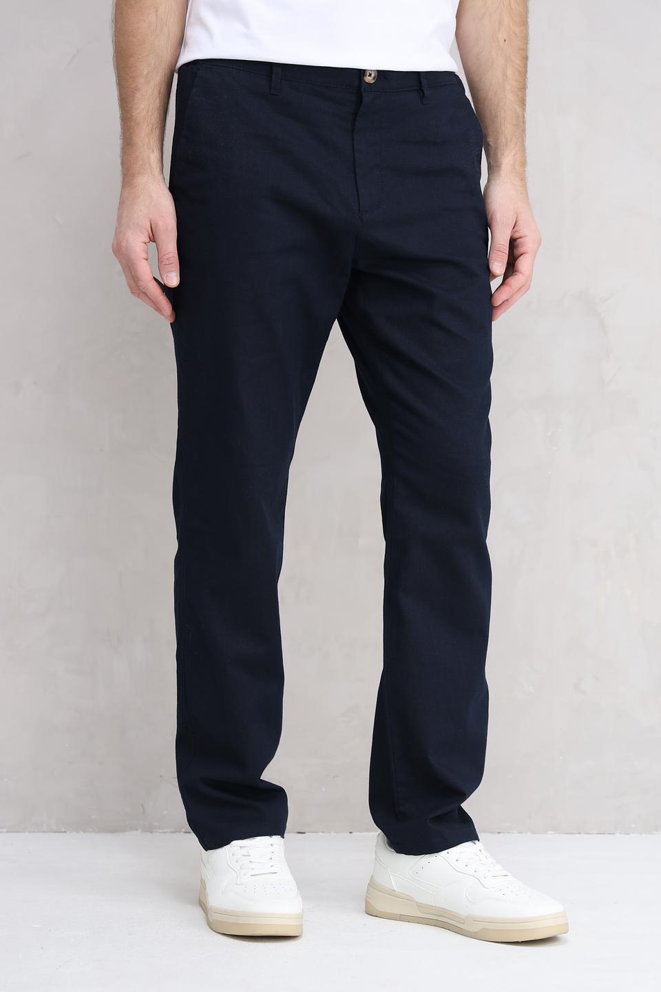 Брюки классические Tom Tailor темно-синие