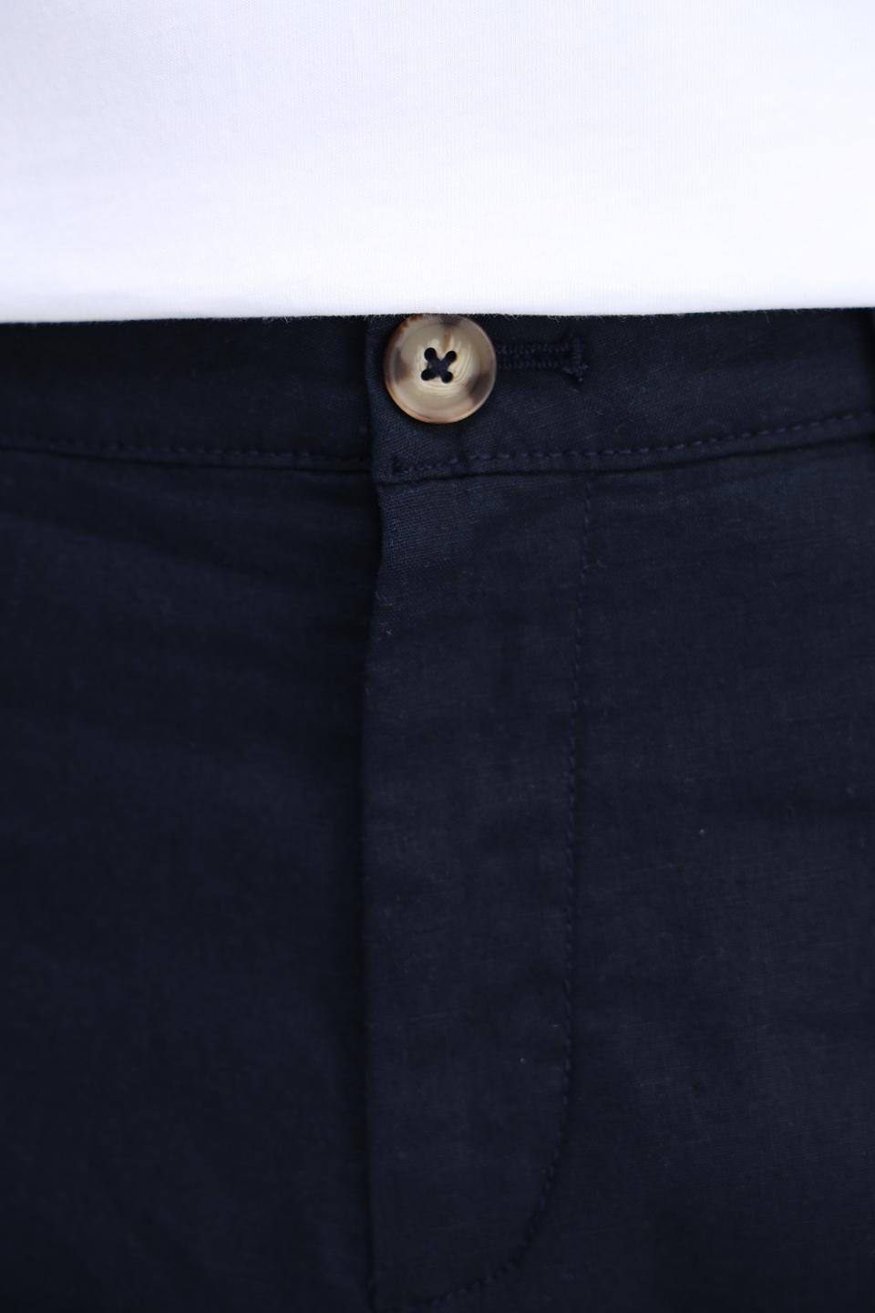 Брюки классические Tom Tailor темно-синие