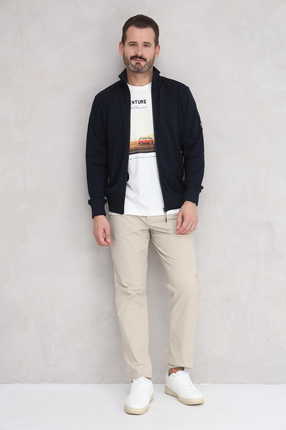 Кардиган Granchio мужской тёмно-синий