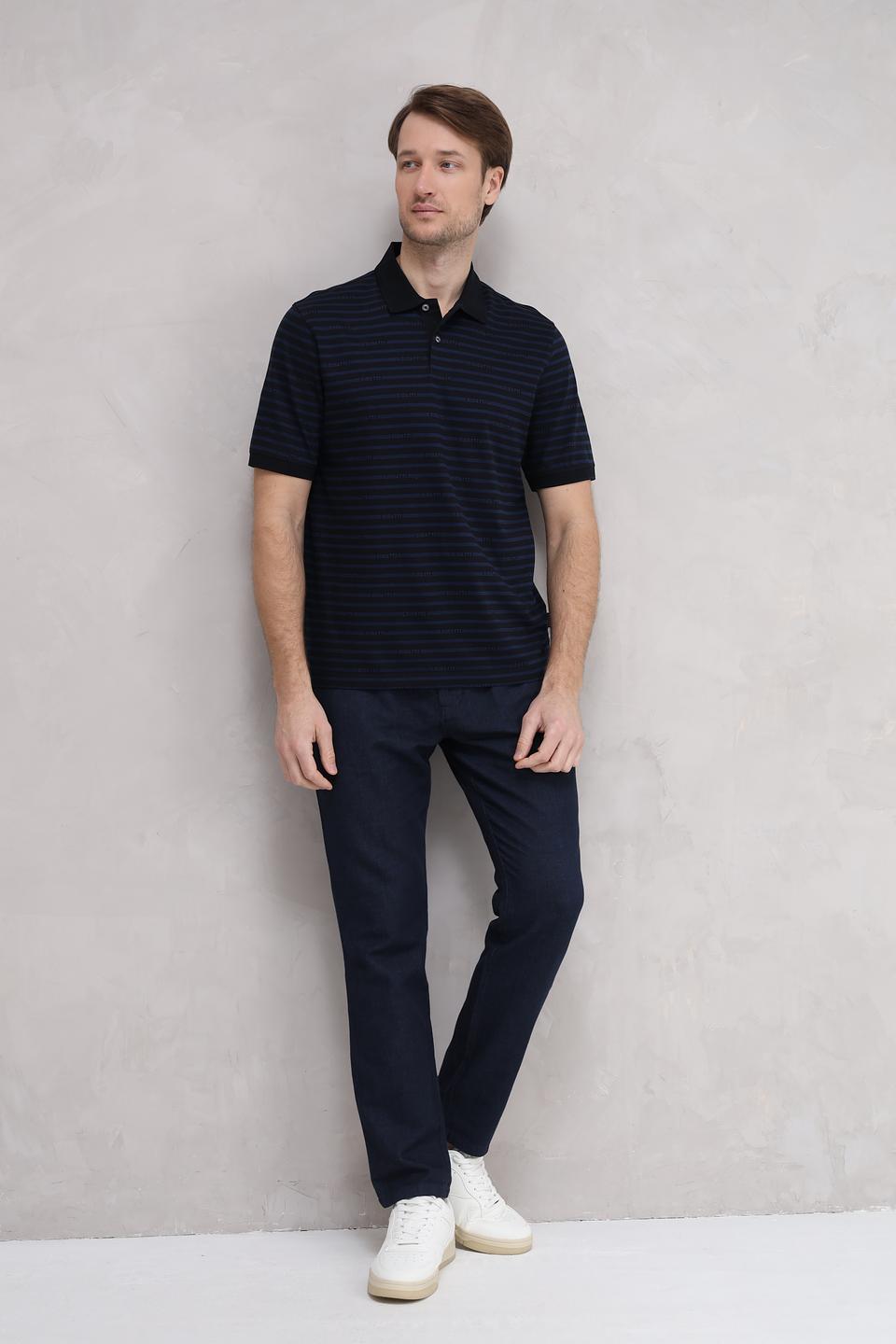 Поло Bugatti в полоску