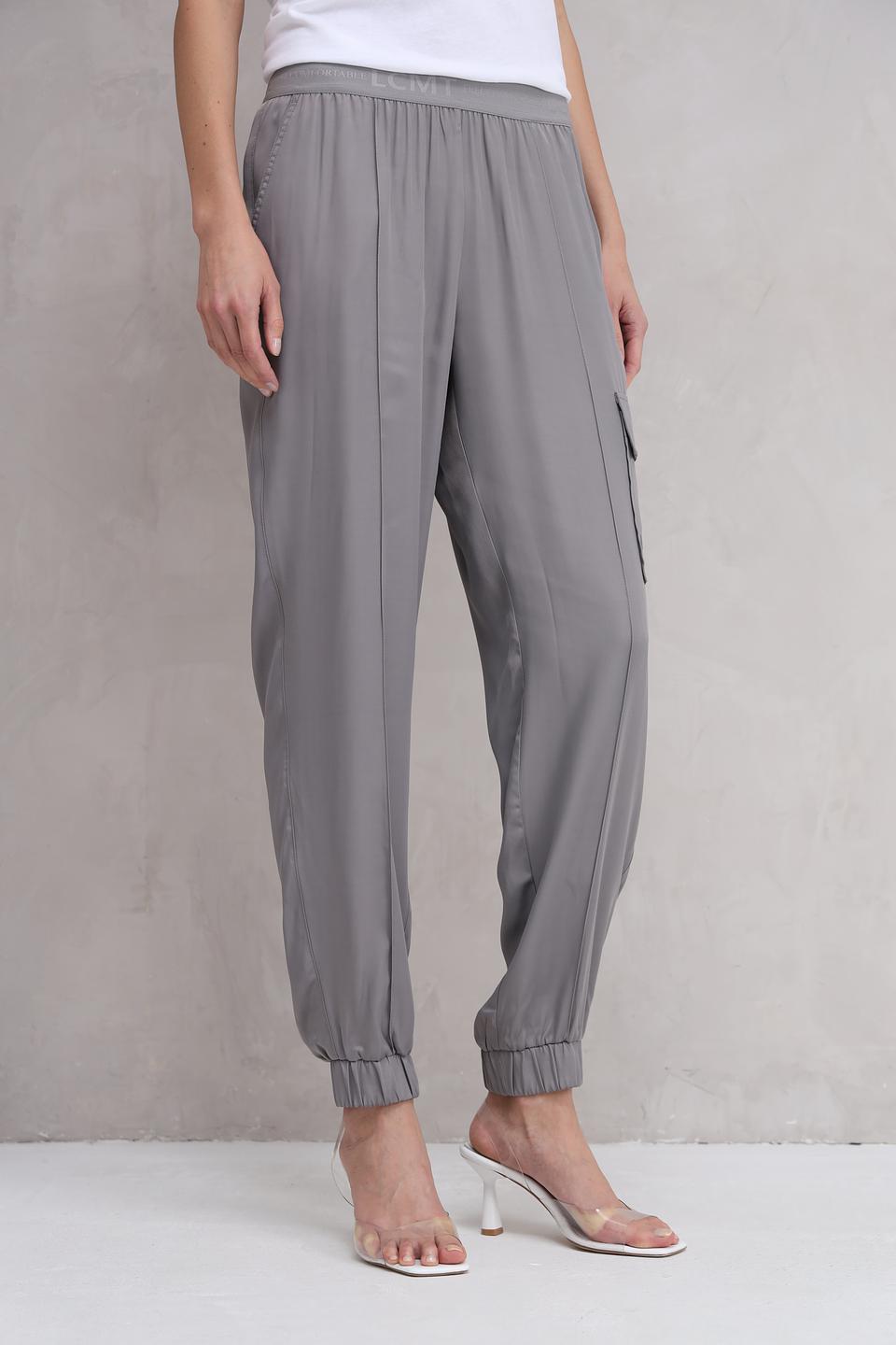 Брюки Lecomte серые с карманами