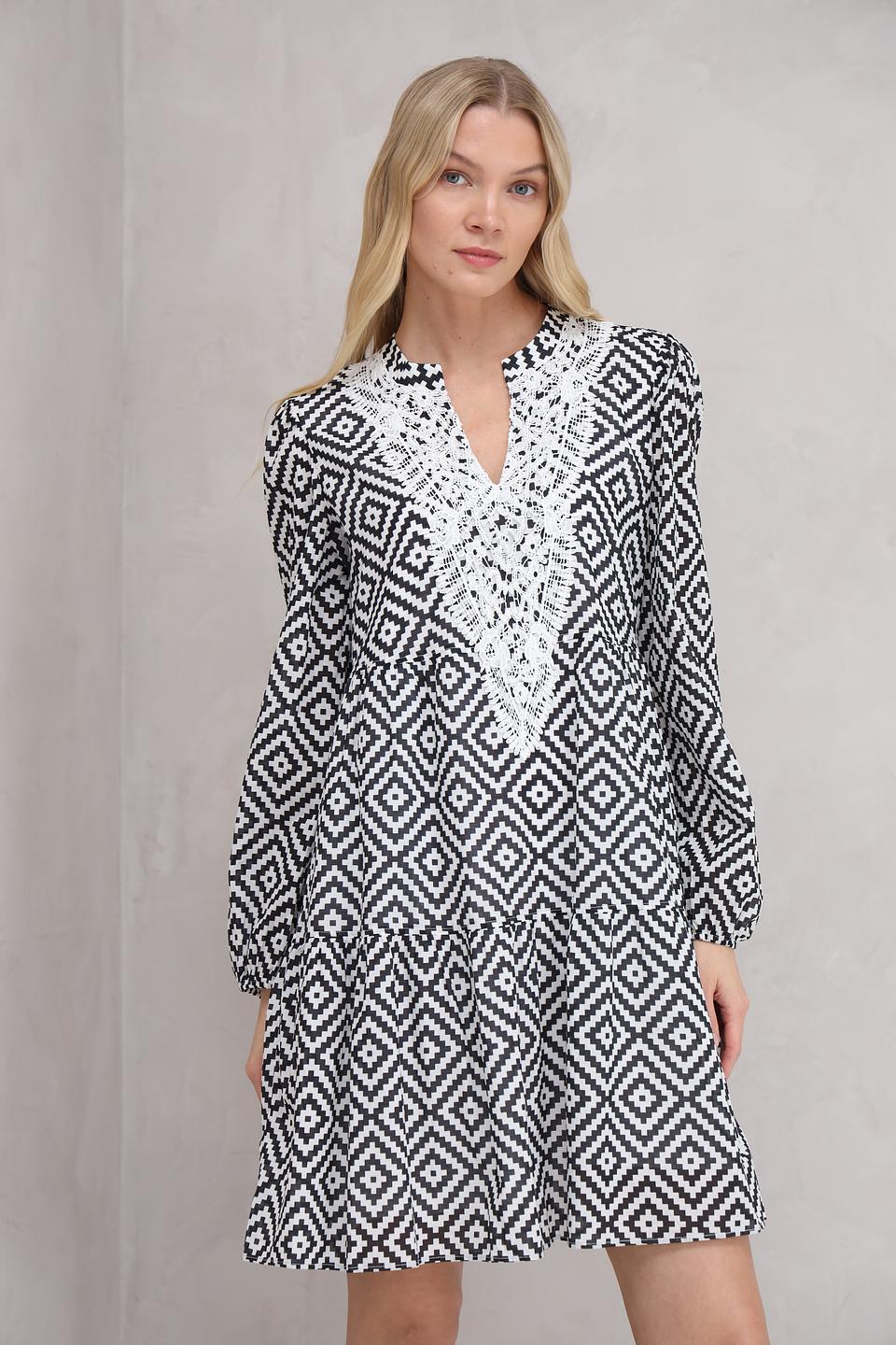 Платье Marc Aurel в ромбик
