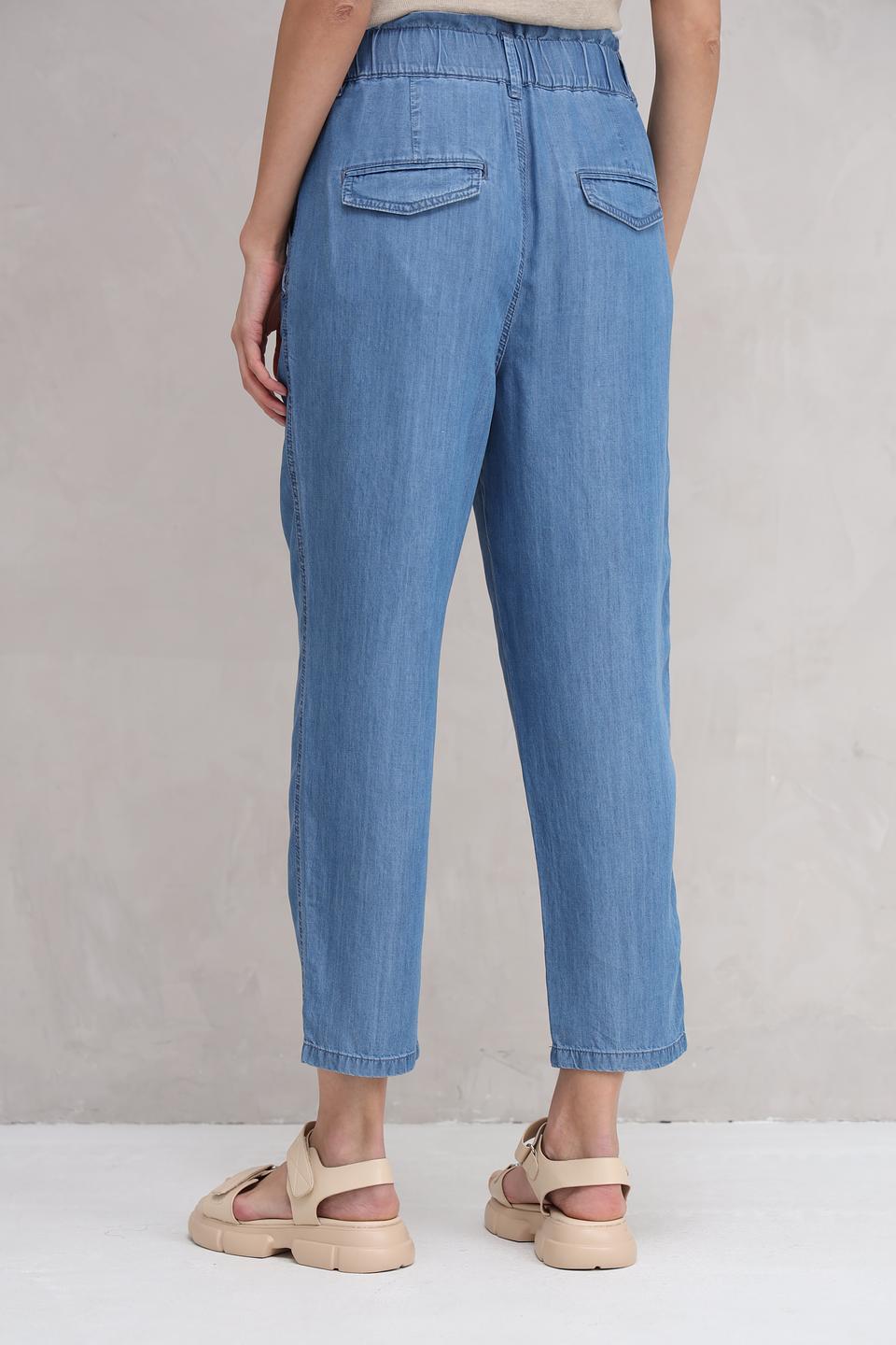 Брюки кюлоты Marc Aurel голубые