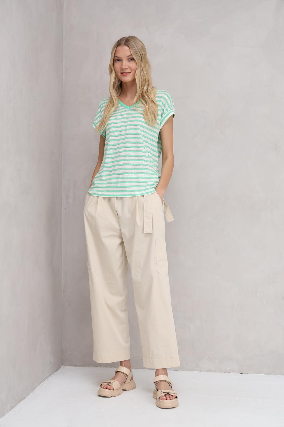 Футболка Marc Aurel в полоску мятная