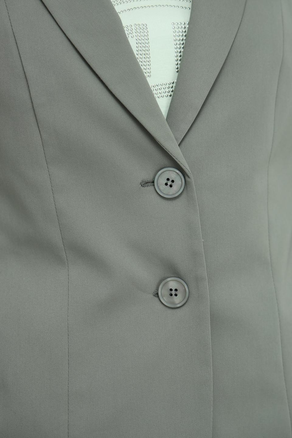 Жакет Bianca приталенный оливковый