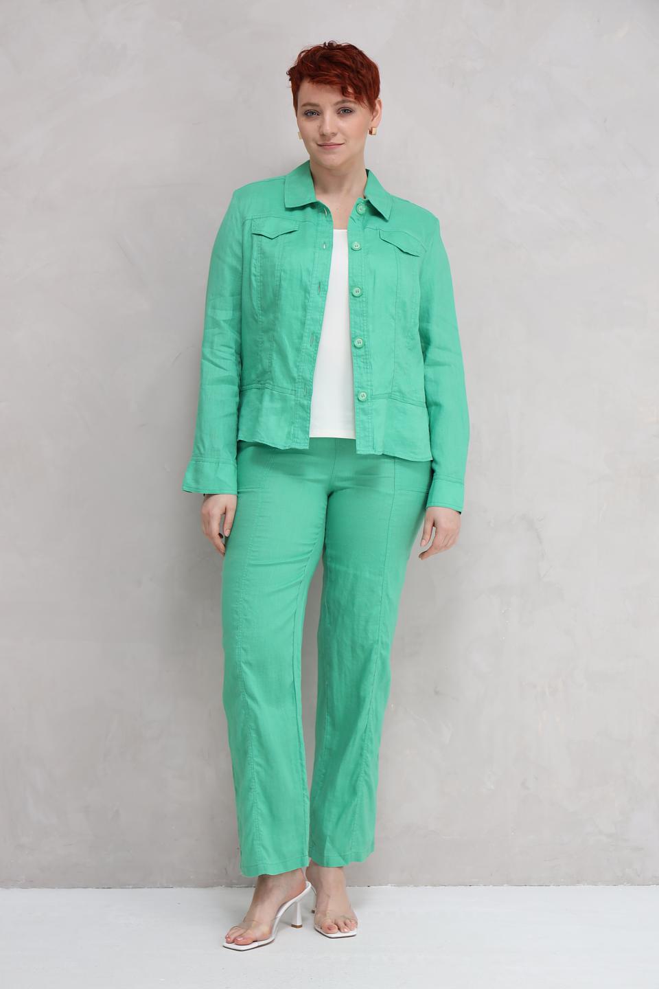 Жакет Lebek из льна лайм