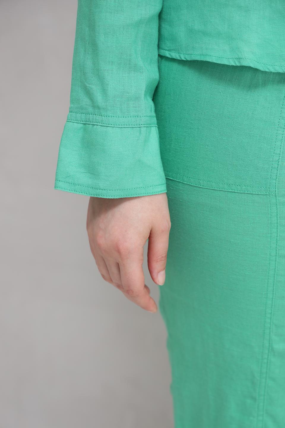 Жакет Lebek из льна лайм