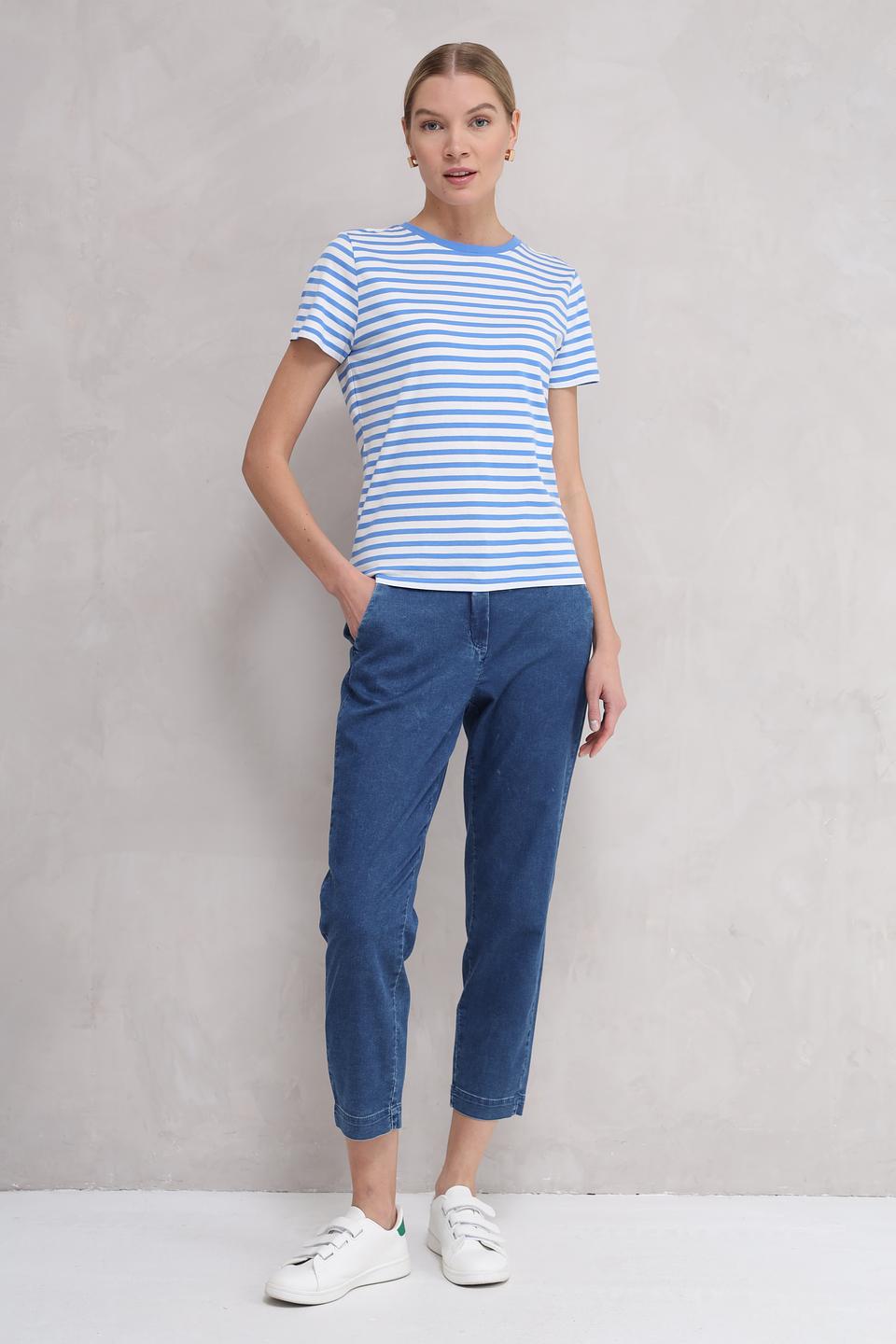 Футболка Tom Tailor в полоску голубую