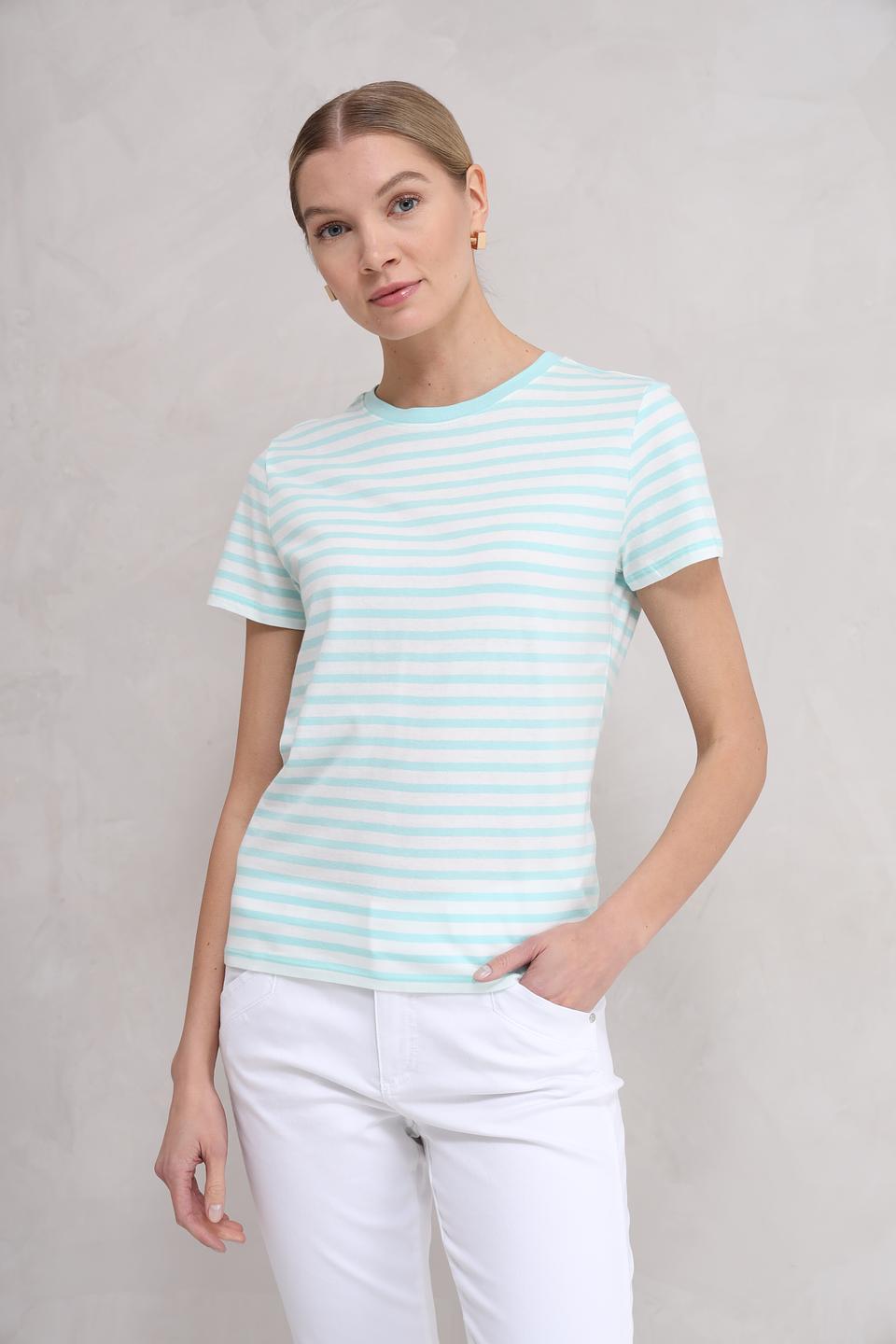 Футболка Tom Tailor в полоску голубую