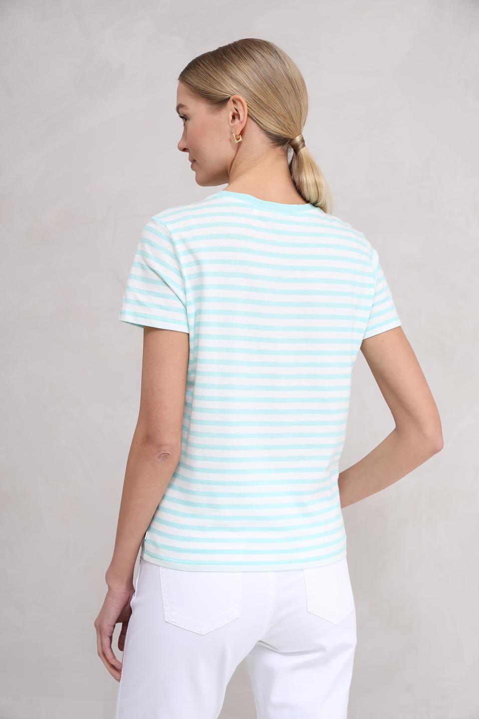 Футболка Tom Tailor в полоску голубую