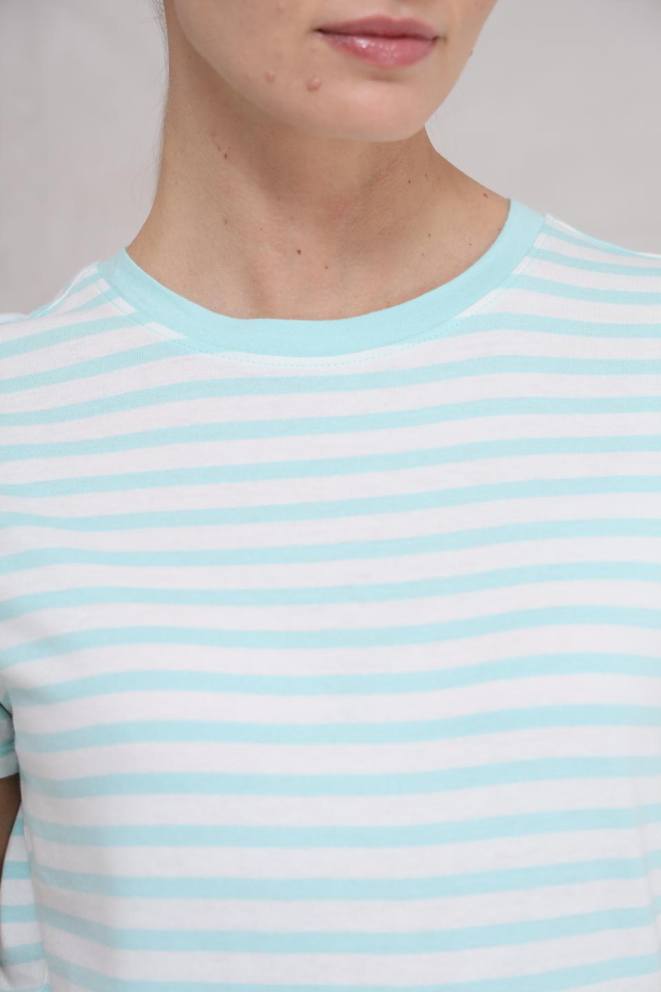 Футболка Tom Tailor в полоску голубую