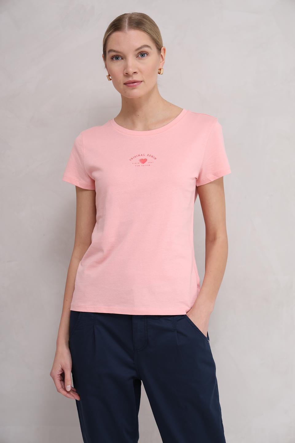 Футболка Tom Tailor denim розовый