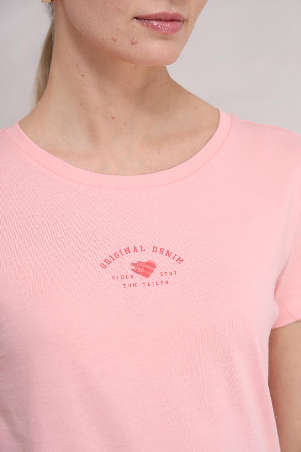 Футболка Tom Tailor denim розовый