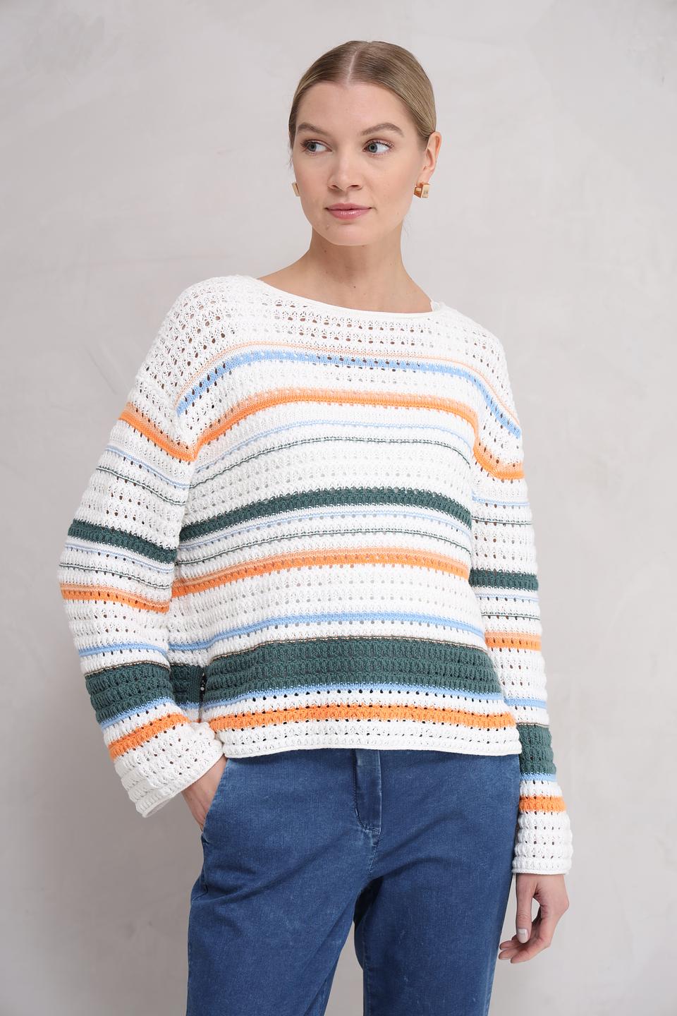 Пуловер Tom Tailor в полоску