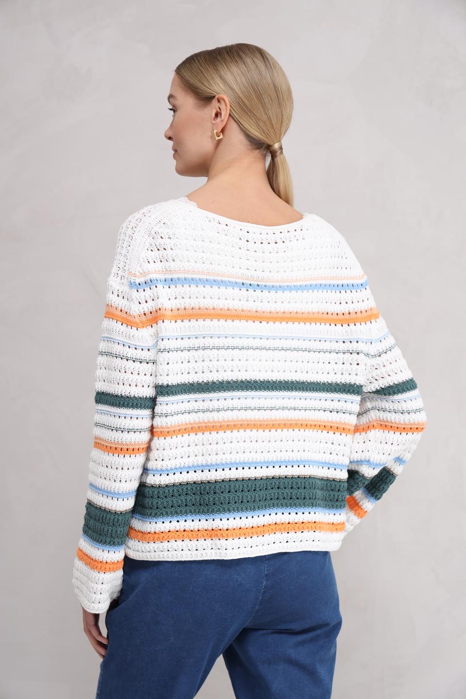 Пуловер Tom Tailor в полоску