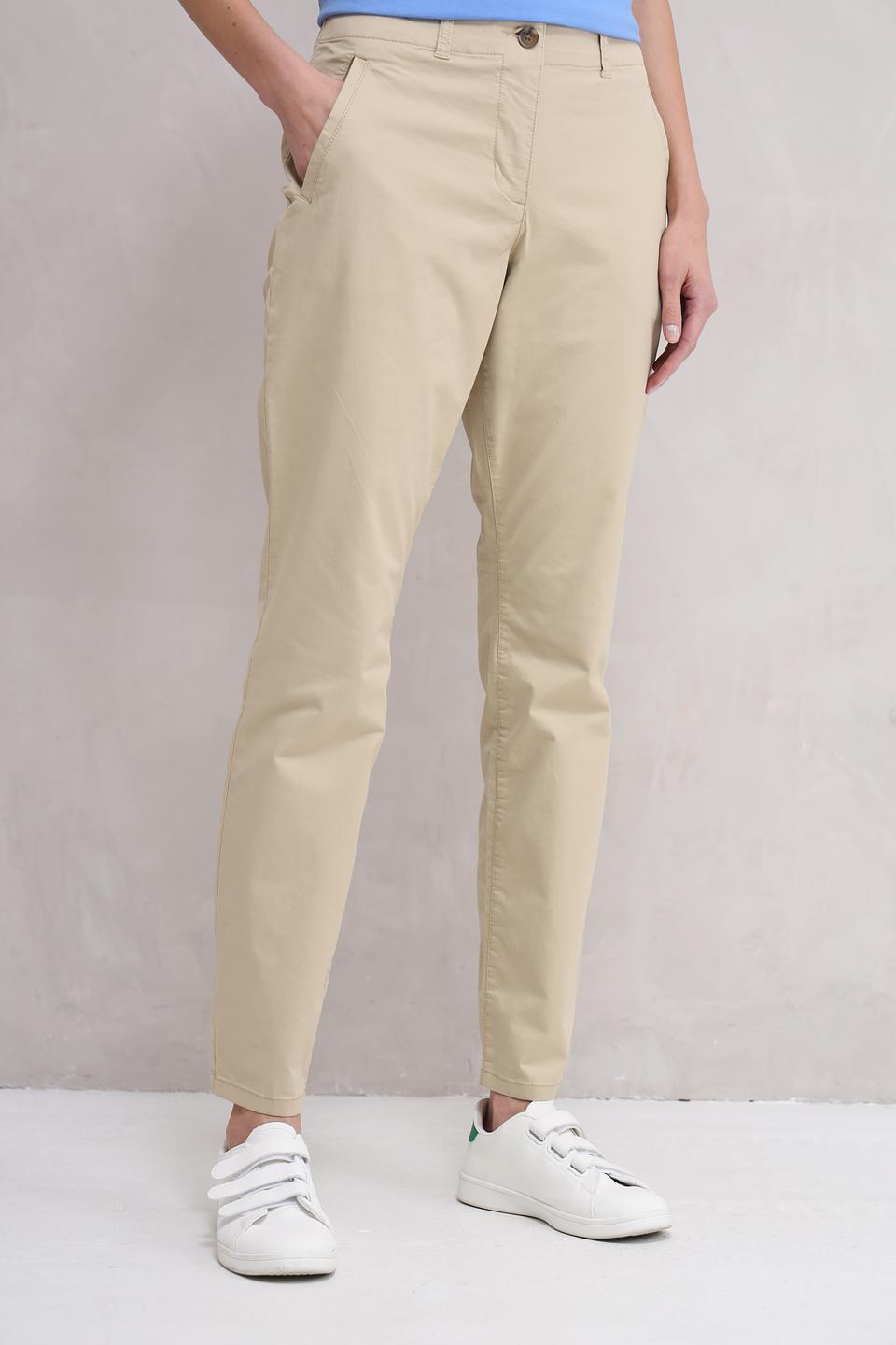 Брюки классические Tom Tailor бежевые