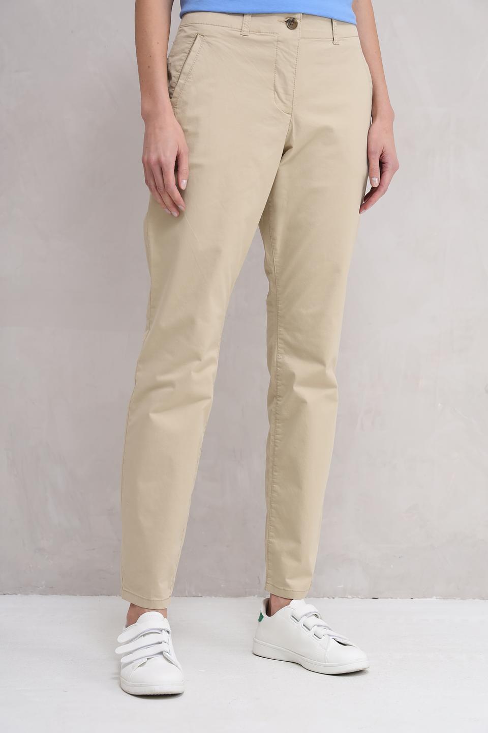 Брюки классические Tom Tailor бежевые