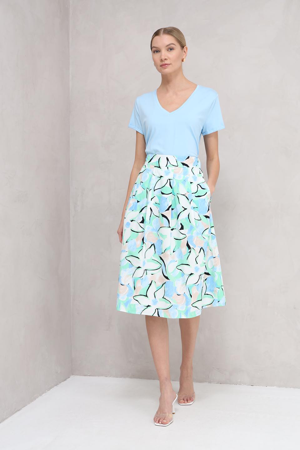 Юбка More and More с цветочным принтом