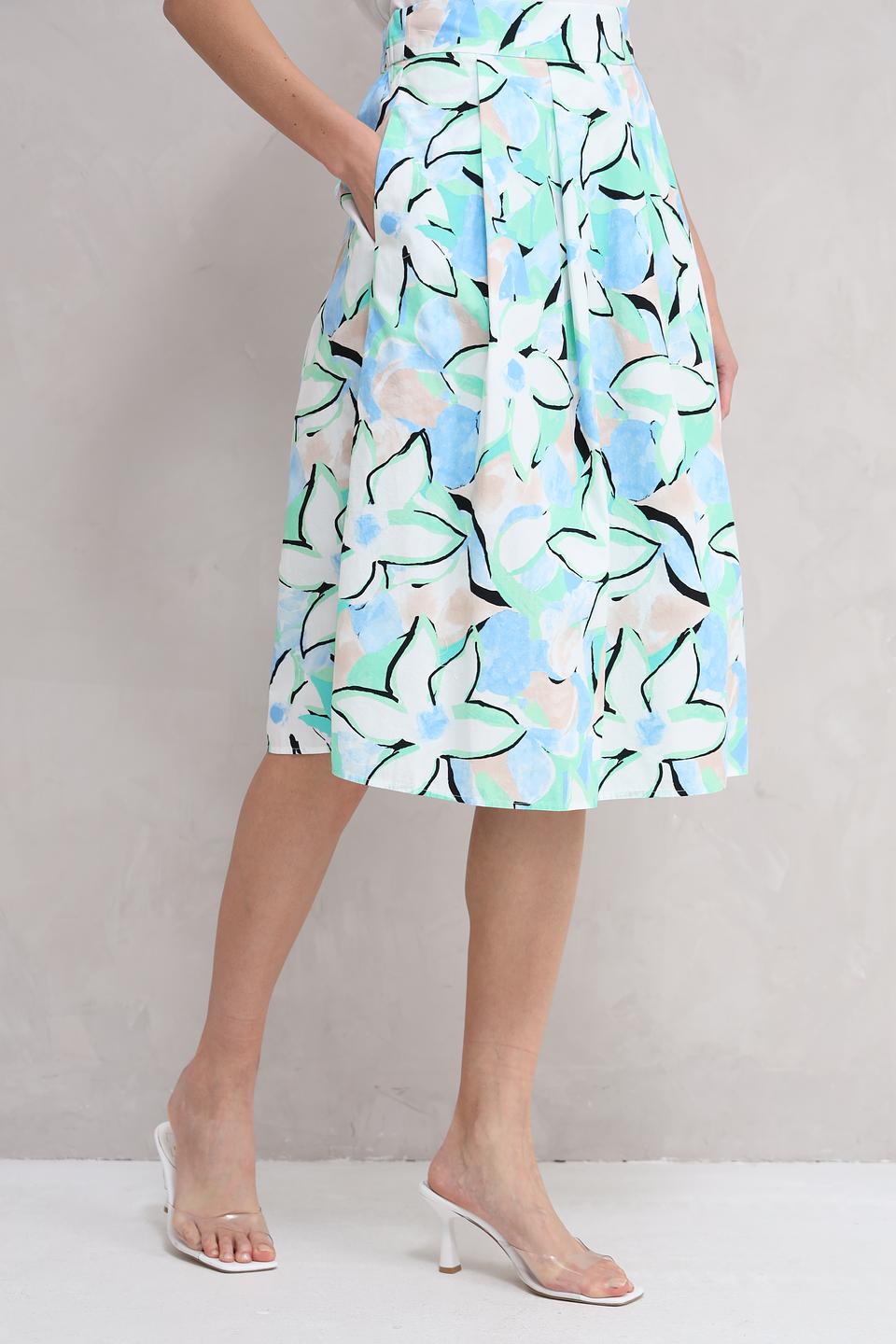 Юбка More and More с цветочным принтом