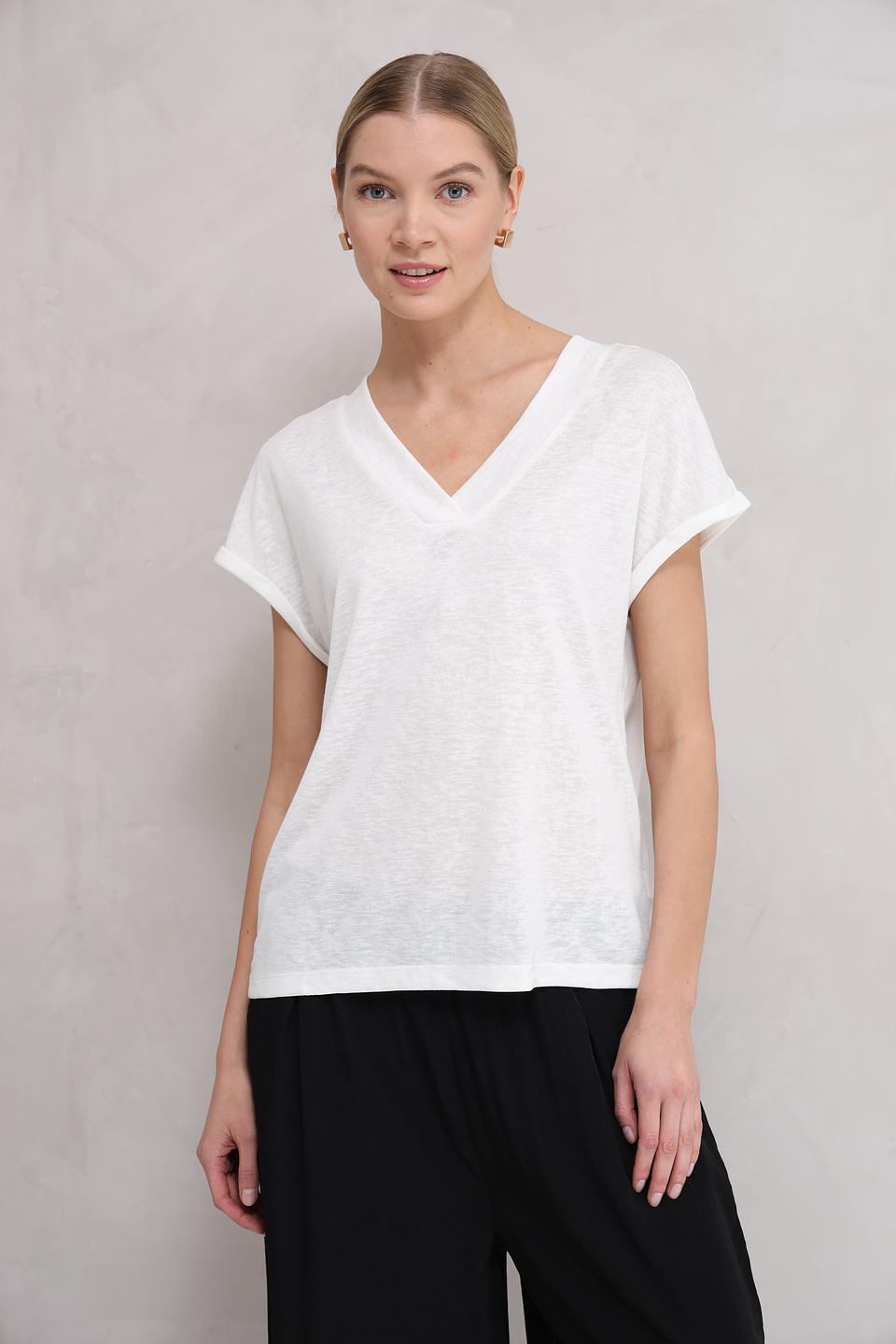 Топ Broadway V-neck белый