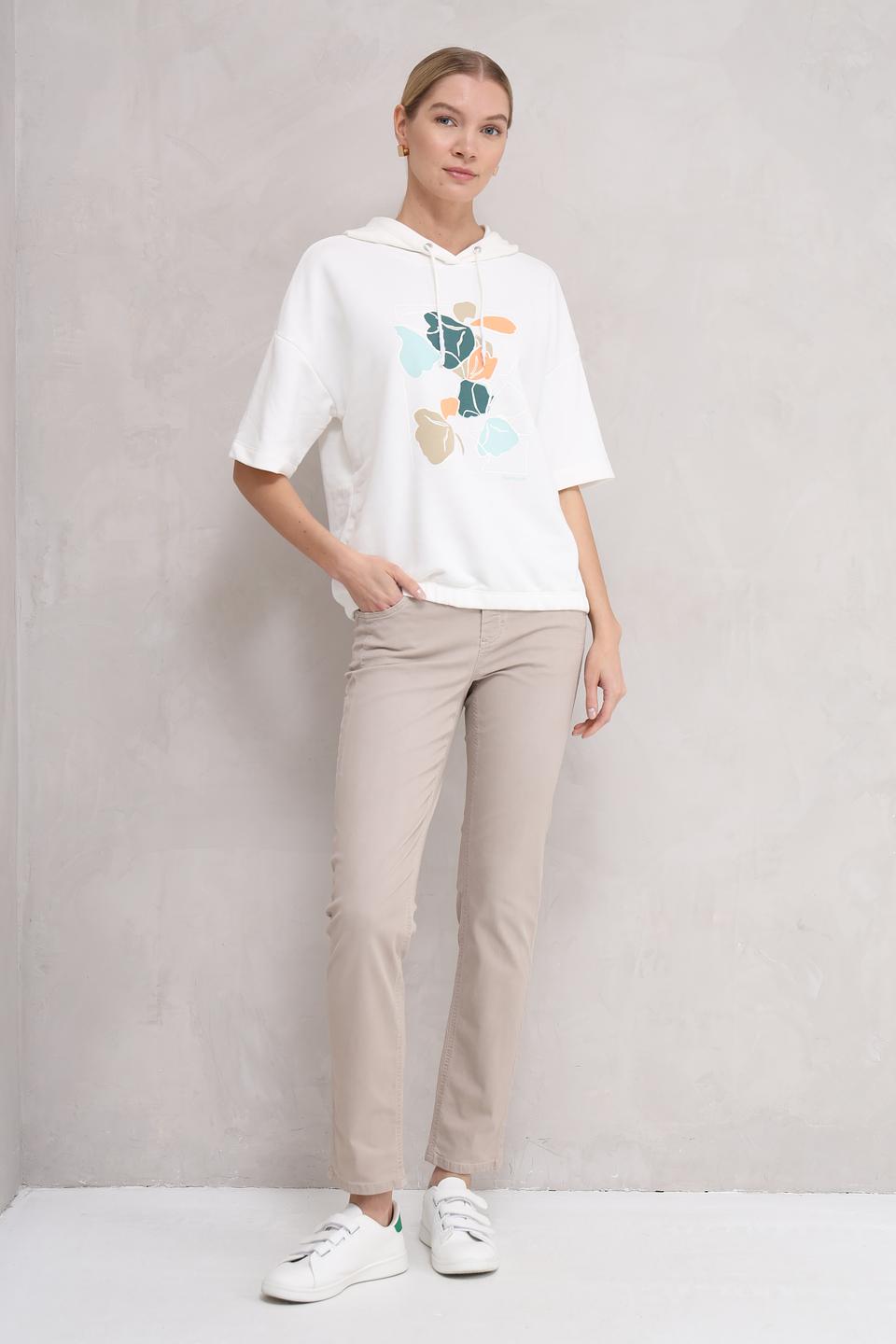 Брюки Angels прямого кроя бежевые